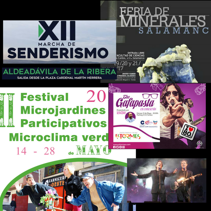 Eventos en Salamanca: 19-21 de mayo de 2017